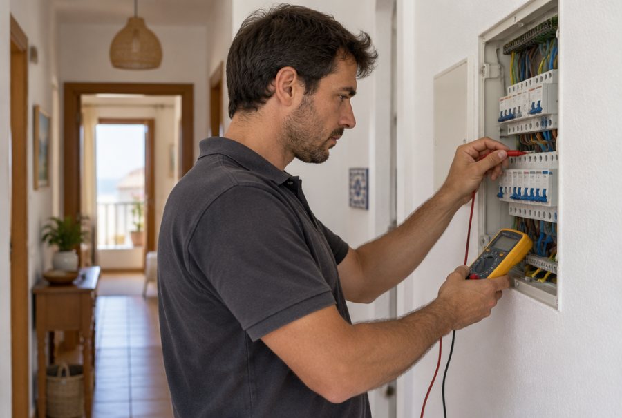 Detalle ilustrativo de un servicio de electricidad